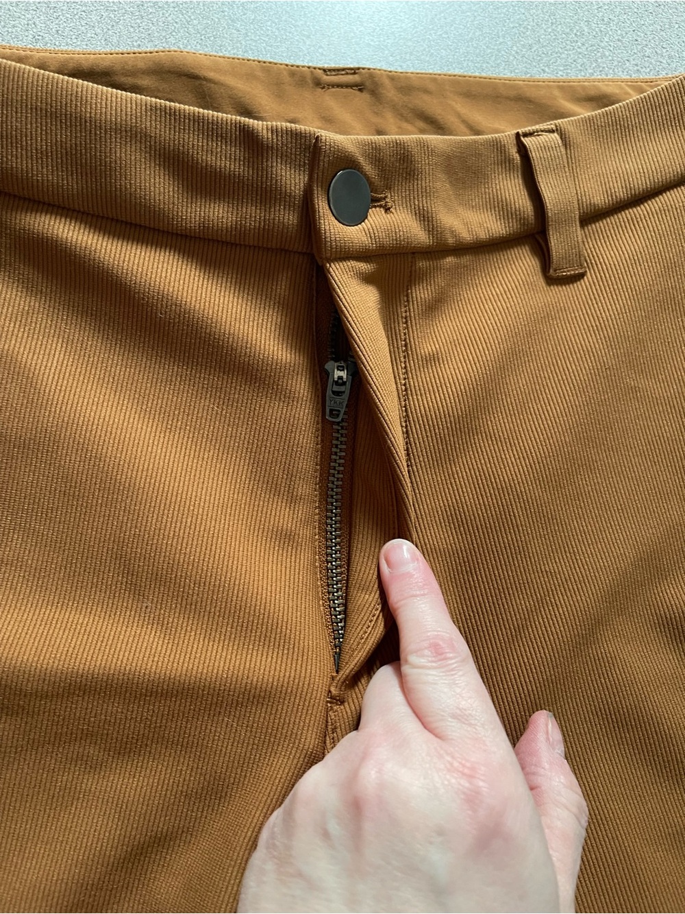 Lululemon Commission Classic Fit Short Cord Copper Brown Size 31 - Picture 5 of 10